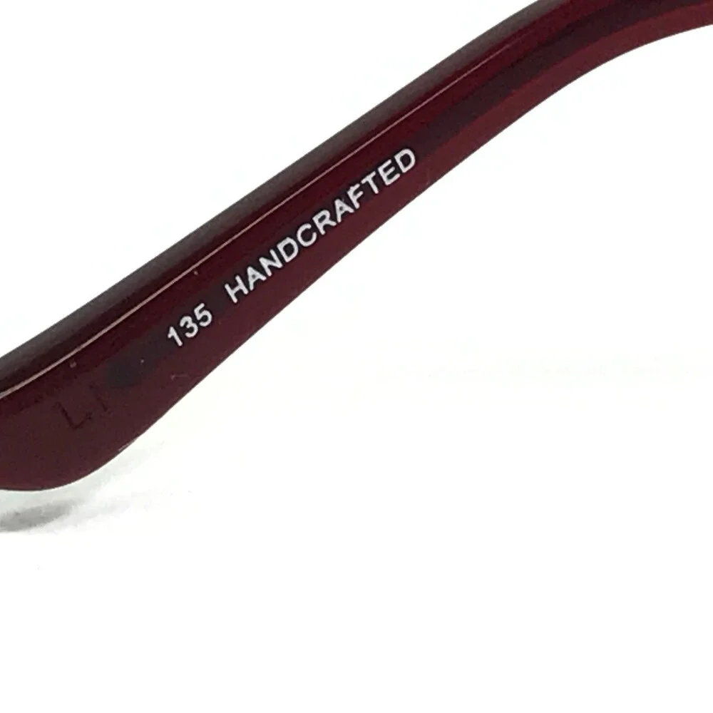 Alfred Sung Eyeglasses Frames AS5017 RBY CEN Grey Red Square Half Rim 51-18-135